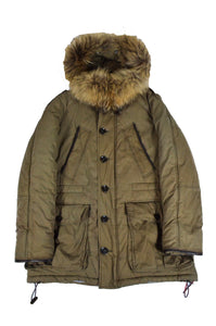 Burberry Fur Hooded Quilted Coat