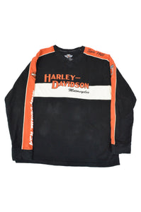 Harley Davidson Black & Orange Crewneck