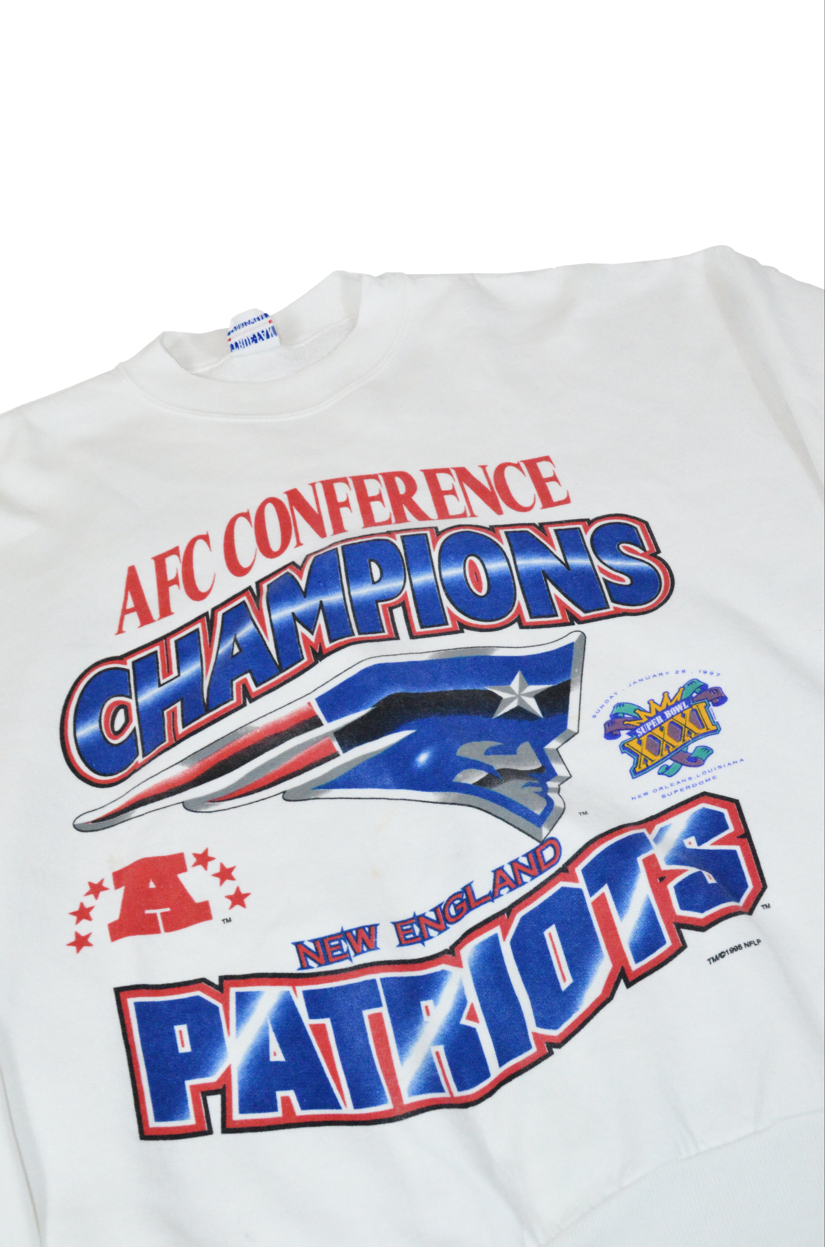 1997 AFC TRU-FAN Conference Champions Patriots Crewneck